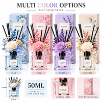 Diffuseur de parfum en roseau 50 ml à l'arôme de fleur de Sola, huile essentielle naturelle, désodorisant pour la maison et le bureau – Vente en gros