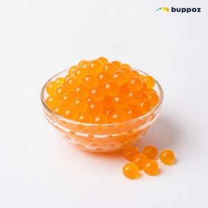 Mango Popping Boba en Cubeta de 2.1kg, Halal, HACCP, para Tiendas de Té de Burbujas y Té con Leche, OEM - Product Image 4