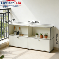 Casier de rangement modulaire moderne pour salon et chambre à coucher