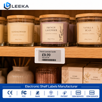 Étiquette de rayon électronique sans fil LEEKA Factory, étiquette de bord de rayon électronique pour magasin de parfums, 2,9 pouces