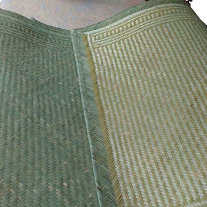 Handmade Bamboo Mats Water Bamboo Ci Bamboo Green Herringbone Pattern Eco Friendly Bed Sheet 1.5x1.9 1.2x1.8 1.8x2.0 China - Product Image 5