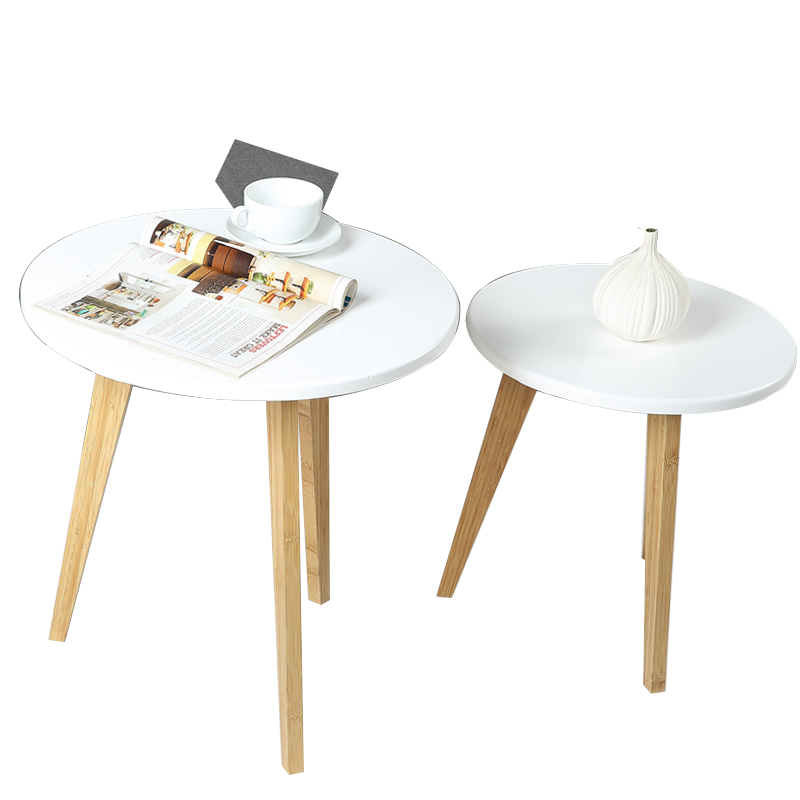 Экологичный круглый деревянный столик с дизайном Moren, журнальный столик для гостиной, круглый деревянный журнальный столик из цельного дерева