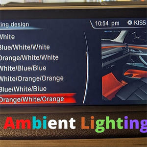 ไฟตกแต่งภายในรถยนต์ CIC NBT เปลี่ยนสีได้ รุ่น F30 F35 318i 320i 330i 340i <span class=keywords><strong>320d</strong></span> 330d ไฟ LED สร้างบรรยากาศ สำหรับ <span class=keywords><strong>BMW</strong></span> - Product Image 6