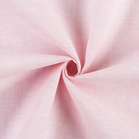 Tissu tissé prêt-à-porter en lin et coton de haute qualité, écologique, teint en fil, léger, pour hommes, femmes et enfants, pour robes formelles et chemises décontractées
