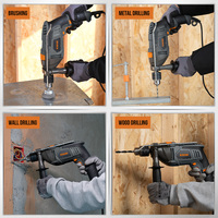 Outils électriques portatifs KSEIBI 900W, perceuse à percussion légère 13 mm, mandrin à clé, boîte de vitesses en métal, vitesse variable pour métal et bois, 220V