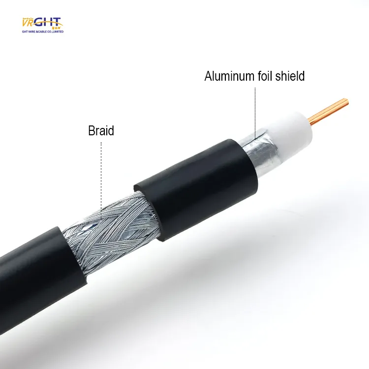 Lmr 400 коаксиальный кабель 1,60 мм PE Изоляция коаксиальный astel rg6 коаксиальный кабель для телевизора