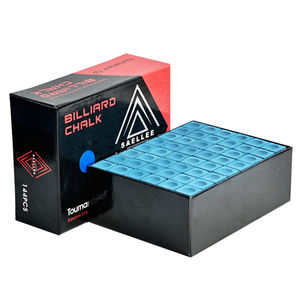 Professionale a forma quadrata di <span class=keywords><strong>colori</strong></span> blu biliardo stecca da biliardo <span class=keywords><strong>gesso</strong></span> da torneo di qualità da biliardo <span class=keywords><strong>gesso</strong></span> originale stecca <span class=keywords><strong>gesso</strong></span> - Product Image 1