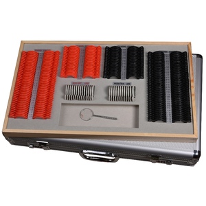 Caja óptica al por mayor directa de fábrica para optometría, estuche de metal para lentes oftálmicas con montura gratuita - Product Image 5