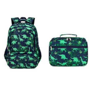 Customized School <strong>Backpack</strong> With <strong>Lunch</strong> Bag Set School Bag Set 2 in 1 Kids School Students Bag Set for Boys and Girls - Product Image 1