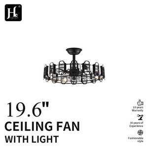 Lustre en cristal de style boîte ronde en fer pour restaurants, hôtels et villas – Nouvelle lampe en cristal moderne de style chinois Zen - Product Image 2