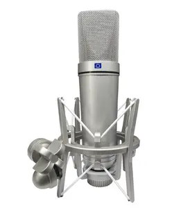 Microphone à condensateur professionnel Demao-87 OEM pour le chant et les jeux, microphone de Studio