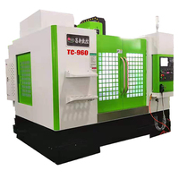 Machine verticale CNC FANUC System TC-960, guide linéaire à 3 rouleaux, machine de fraisage CNC, 11 axes simples fournis, machine VMC 1500 1600