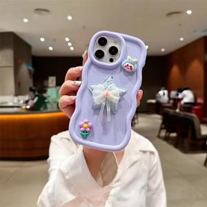 Fundas de Teléfono de TPU Suave con Lazo para Niñas, Accesorios de Moda para Personalizar la Parte Trasera, para Samsung Galaxy A16 A06S A56 S24, Venta al por Mayor de Fábrica BAILI - Product Image 4