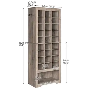 Groothandel Moderne Hoge Grote Schoenenrek Kast Kasten Vrijstaande Houten Schoen Organizer Kast Opbergkast Cubby