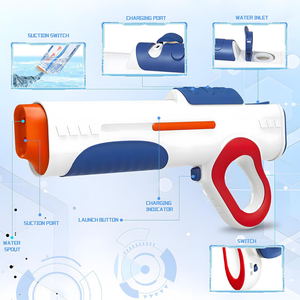 Potente Pistola ad Acqua Elettrica Automatica per Bambini, Giocattolo Estivo a Lunga Gittata - Product Image 6
