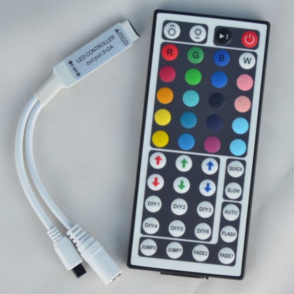 High Quality Controller Indoor Led Lights Controller Rgb Remote Control 12v 24v
