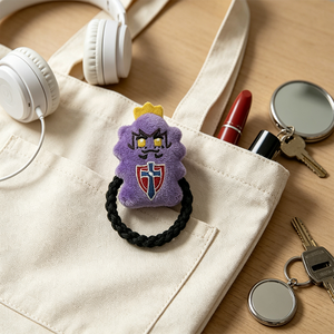 Chouchou en peluche personnalisé avec personnage de dessin animé mignon, figurine douce et rembourrée, élastique à cheveux, objet de collection, pour usage quotidien, souvenir, cadeau - Product Image 3