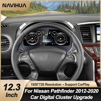 Navihua Nouvelle Arrivée Tableau de Bord Numérique LCD pour Voiture Système Linux Cockpit Virtuel pour Nissan Teana/Pathfinder 2012-2020