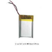 Batterie Lithium-Polymère 701245, 350mAh 3.7V, rechargeable, pour écouteurs Bluetooth, appareils de beauté et stylets