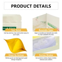Sacs en plastique personnalisés pour emballage alimentaire, sacs en plastique, sacs en aluminium, sacs en Mylar avec fermeture éclair, sacs refermables, sachets Doypack pour noix et en-cas