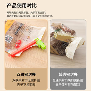 Clips de sellado Time Machine de 3-3.9 pulgadas, clips multifuncionales para bolsas de aperitivos y almacenamiento de té, diseño moderno, el más vendido transfronterizo - Product Image 4