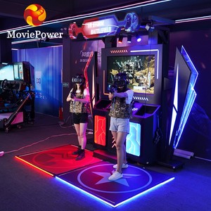 VR Gun, Juego de Disparos de Realidad Virtual 9D para <span class=keywords><strong>2</strong></span> Jugadores, Plataforma para Interiores y Exteriores, Simulador de Caza y Tiro - Product Image 2