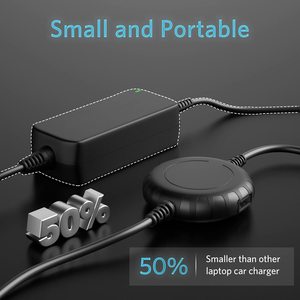 ที่ชาร์จในรถ100W 15-20V & อะแดปเตอร์ USB ที่ชาร์จในรถ5V 2.1A สำหรับ HP/โตชิบา/Sony/Dell/Lenovo และโทรศัพท์ - Product Image 3