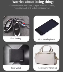 Mini localisateur GPS intelligent anti-perte et suivi des étiquettes de traqueur d'air avec porte-clés et étui - Product Image 4