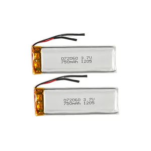 Polimer Litium 052035 3.7V 320Mah Baterai Li-ion Isi Ulang