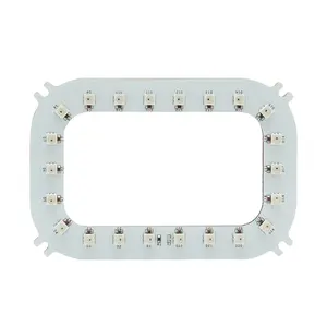 OEM personalizado PCB Fabricação Smart LED Placa de luz RGB LED Placa de circuito de alumínio PWB Smt Pcba personalizado Fornecedor