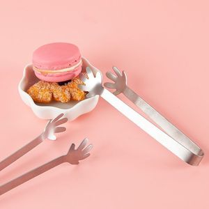 Pince alimentaire en acier inoxydable, pince à coquilles, pince à barbecue, pince à pain, pince à snacks, pince à sucre en cube, pince à glace. - Product Image 3