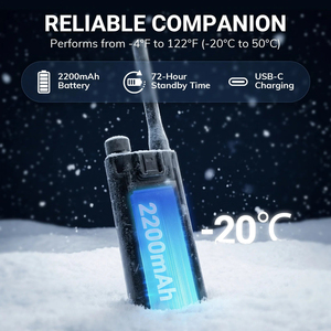 วิทยุสื่อสาร Baofeng Alervites AT2 Smart UHF รองรับการสื่อสารแบบออฟไลน์ เชื่อมต่อบลูทูธ พร้อมผู้ช่วย <span class=keywords><strong>AI</strong></span> รองรับ Zello และระบบ Dual PTT - Product Image 6