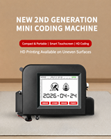 Impresora de Inyección de Tinta Portátil Aisomark de 12.7mm, Uso Industrial, Alimentación USB, Codificación Flexible para Botellas, Tarjetas, Metal y Plástico