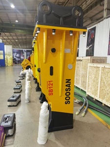 Qualité supérieure pour brise-roche hydraulique SB 121, modèle rouge de type boîtier, pour excavatrices de 28-35 tonnes, diamètre de la pointe de 155 mm, moteur 1 - Product Image 2