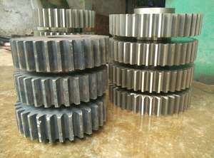 Sertleştirme ve temperleme orta karbon alaşımlı çelik 45 çelik şanzıman dişlileri düz dişli beton mikserine uygulanır - Product Image 5