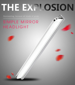 Howlighting-Espejo de <span class=keywords><strong>tocador</strong></span> de aluminio, resistente al agua, de acero inoxidable, cromado, lámpara LED - Product Image 6