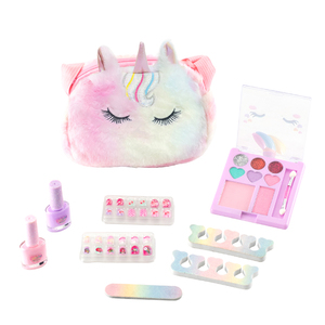 Juguetes de maquillaje seguros y lavables <span class=keywords><strong>para</strong></span> niños y <span class=keywords><strong>niñas</strong></span>, Kits de maquillaje OEM ODM, juego de cosméticos de imitación, pegatinas de esmalte de <span class=keywords><strong>uñas</strong></span> DIY, sombra de ojos - Product Image 6