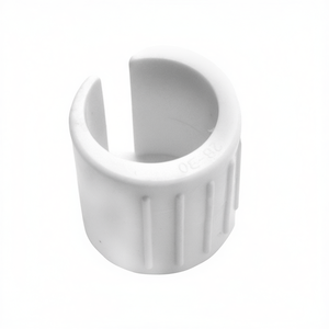 Abrazadera de goma para asiento de baño, conector de tubo de plástico blanco de 32 mm para equipo de seguridad en el baño - Product Image 2