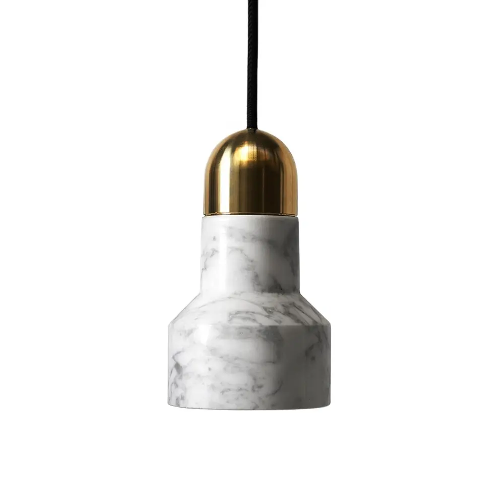 BUZAO Design QIE Nordic Modern Marble Light Led plafoniera stile industriale grande lampadario a sospensione illuminazione