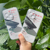 Coque arrière transparente anti-jaunissement en TPU antichoc pour iPhone 17 Air 16 Plus 15 Pro Max 14 13 12 11