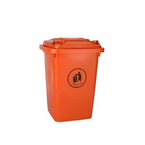 محطة حاويات إعادة التدوير بأربعة ألوان للمدارس، حاوية بلاستيكية صديقة للبيئة بسعة <span class=keywords><strong>50</strong></span> لتر مع/بدون عجلات، سلة مهملات منزلية - Product Image 3
