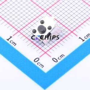 TS4538ZJ-TP 250gf 121 Tactile Switch SMD Switch Single Pole Single Throw Round Button 2.5N Horizontal Mount - Product Image 1