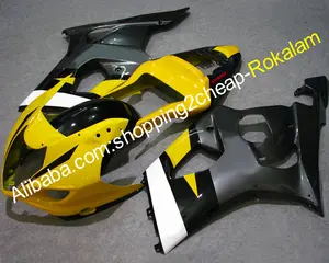 K3 GSXR1000 03 04 כיסויים עבור סוזוקי Fairing ערכת GSX-R1000 GSXR-1000 2003 2004 צהוב שחור רסיס ABS מעטפת