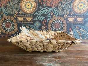 Handmade Square Seagrass Storage <b>Basket</b> Vintage Woven Wall Decor Tray Natural Fiber <b>Display</b> <b>Basket</b> for Boho Home Organization - Product Image 5