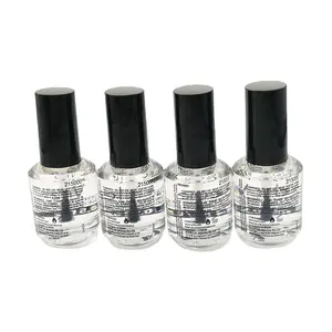 Recharge de couche de finition de base en gel transparent super brillant de 14ml Vernis à ongles en gel mat de velours