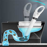 Nouveau design, déboucheur de toilettes puissant haute pression, robuste et écologique, déboucheur de drain à air pour salle de bain