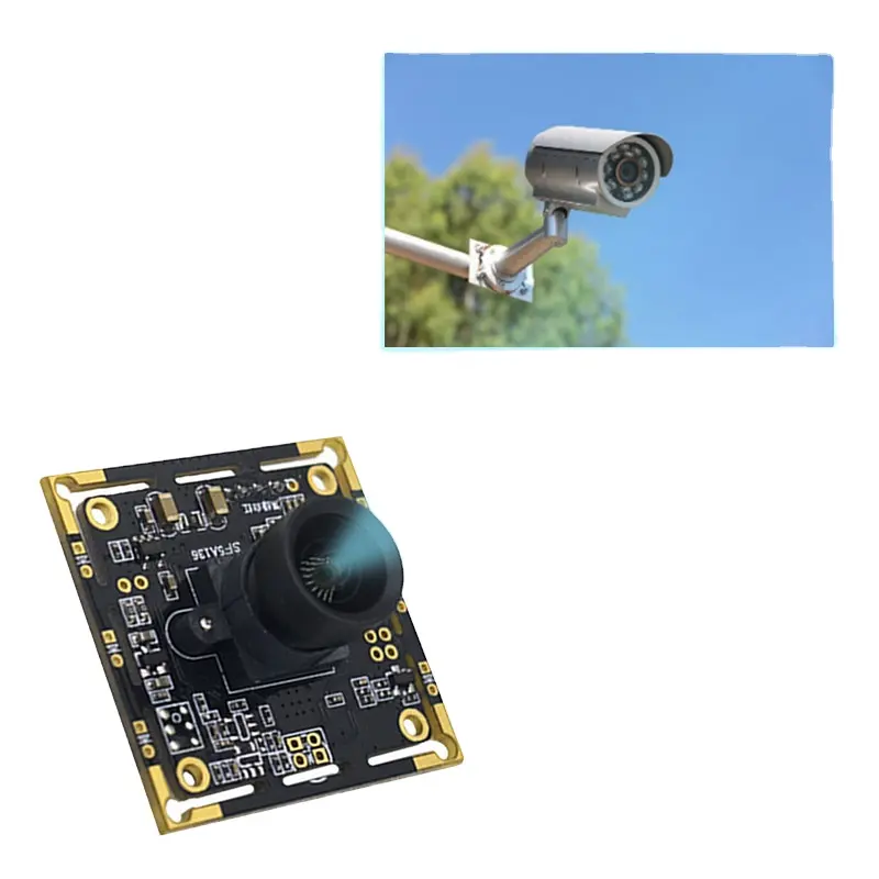5 MP Lichtunsicherheits-USB-Kameramodul M12 Weitwinkel-Hochgeschwindigkeits-UVC-WDR-Kamera fahrzeugfreies Festfokus-Web-CCTV-Modul
