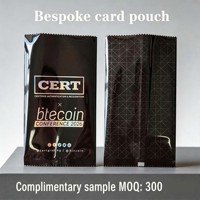 Sacs en polypropylène laminé OPP personnalisés, emballage de cartes à collectionner avec fermeture thermique de sécurité, petite pochette imperméable en Mylar, vente en gros d'usine