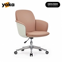 Fauteuil de réunion moderne en cuir à bascule, structure chromée, couleur et matériaux personnalisables, pour bureau, chambre, extérieur, salon (direct usine)