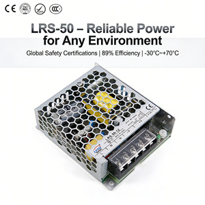 Fuente de Alimentación Conmutada Compacta LRS-50-12 12V 4.2A 50W, Convertidor de CA a CC de Alta Eficiencia - Product Image 1